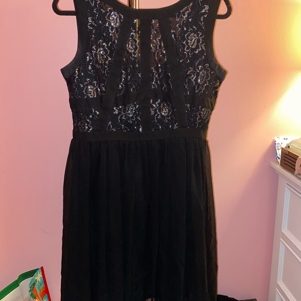 Black and Silver Dress!